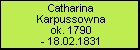 Catharina Karpussowna