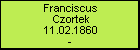Franciscus Czortek