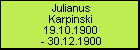 Julianus Karpinski