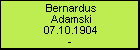 Bernardus Adamski