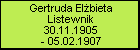 Gertruda Elżbieta Listewnik