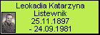 Leokadia Katarzyna Listewnik