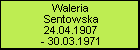 Waleria Sentowska